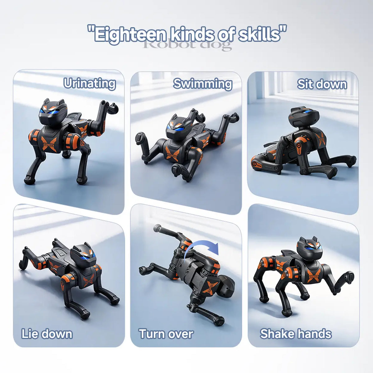 Smart Interactive Robot Dog – Voice Control, Remote Control & Programmable Tricks