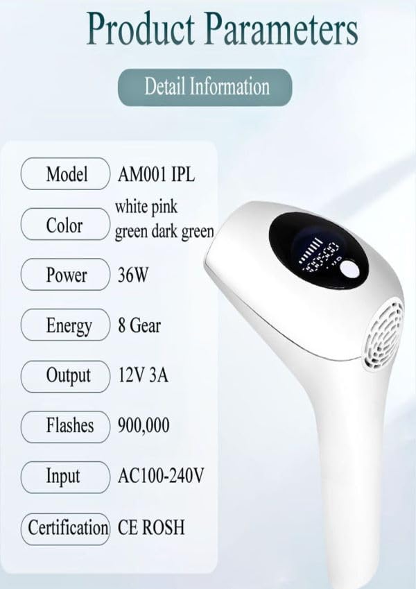 IPL Hair Removal Device – At-Home Hair Reduction for Women & Men