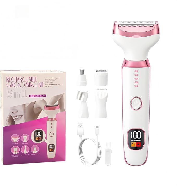 Women's Electric Bikini Trimmer – Personal Hair Removal & Grooming Tool
