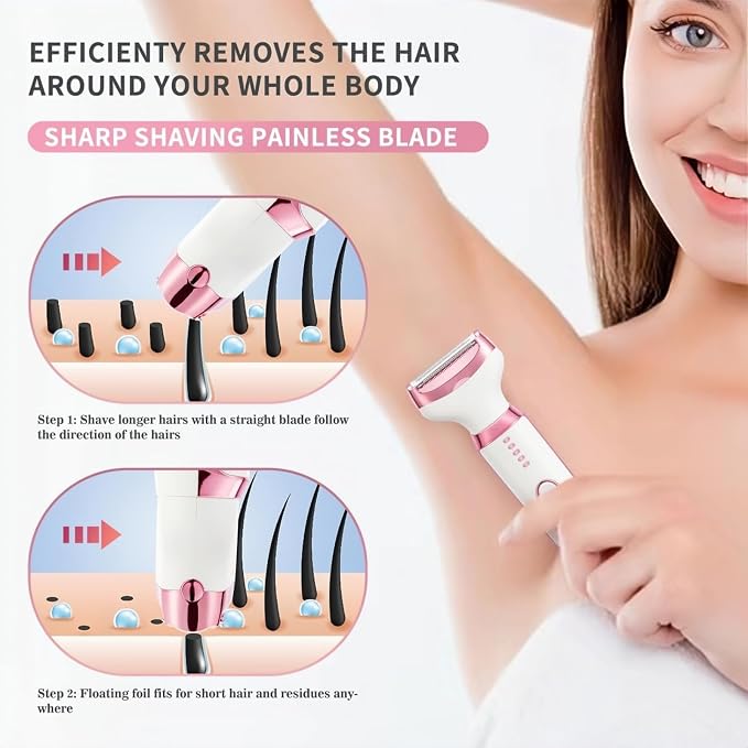 Women's Electric Bikini Trimmer – Personal Hair Removal & Grooming Tool