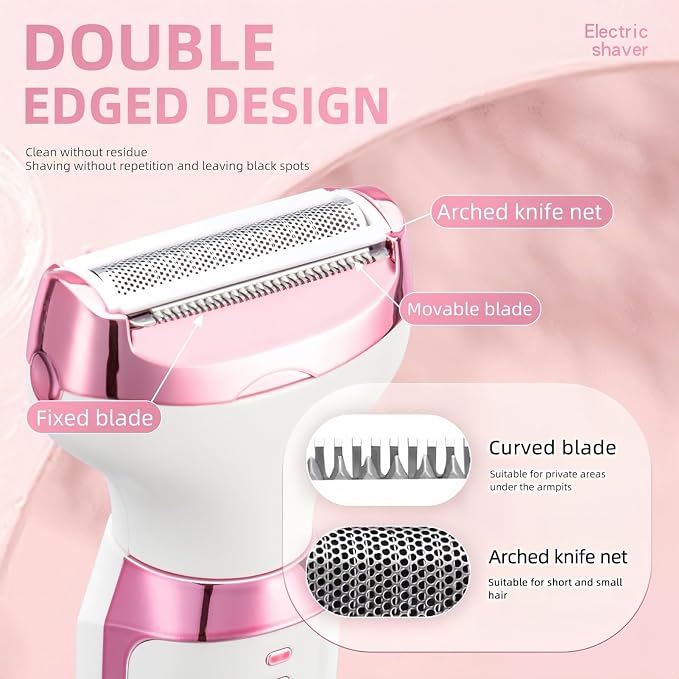 Women's Electric Bikini Trimmer – Personal Hair Removal & Grooming Tool
