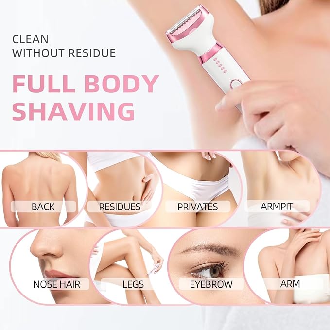 Women's Electric Bikini Trimmer – Personal Hair Removal & Grooming Tool