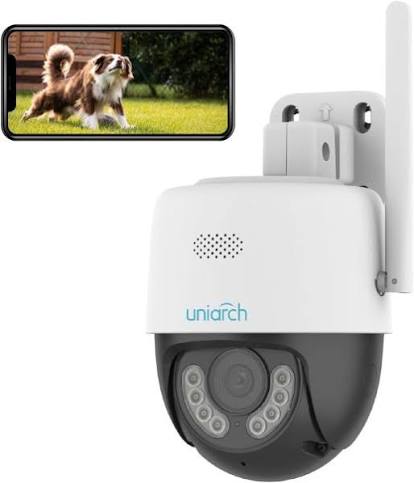 Uniarch Uho-P1A-M3F4D 3MP Outdoor Wi-Fi Pan &amp; Tilt Security Camera